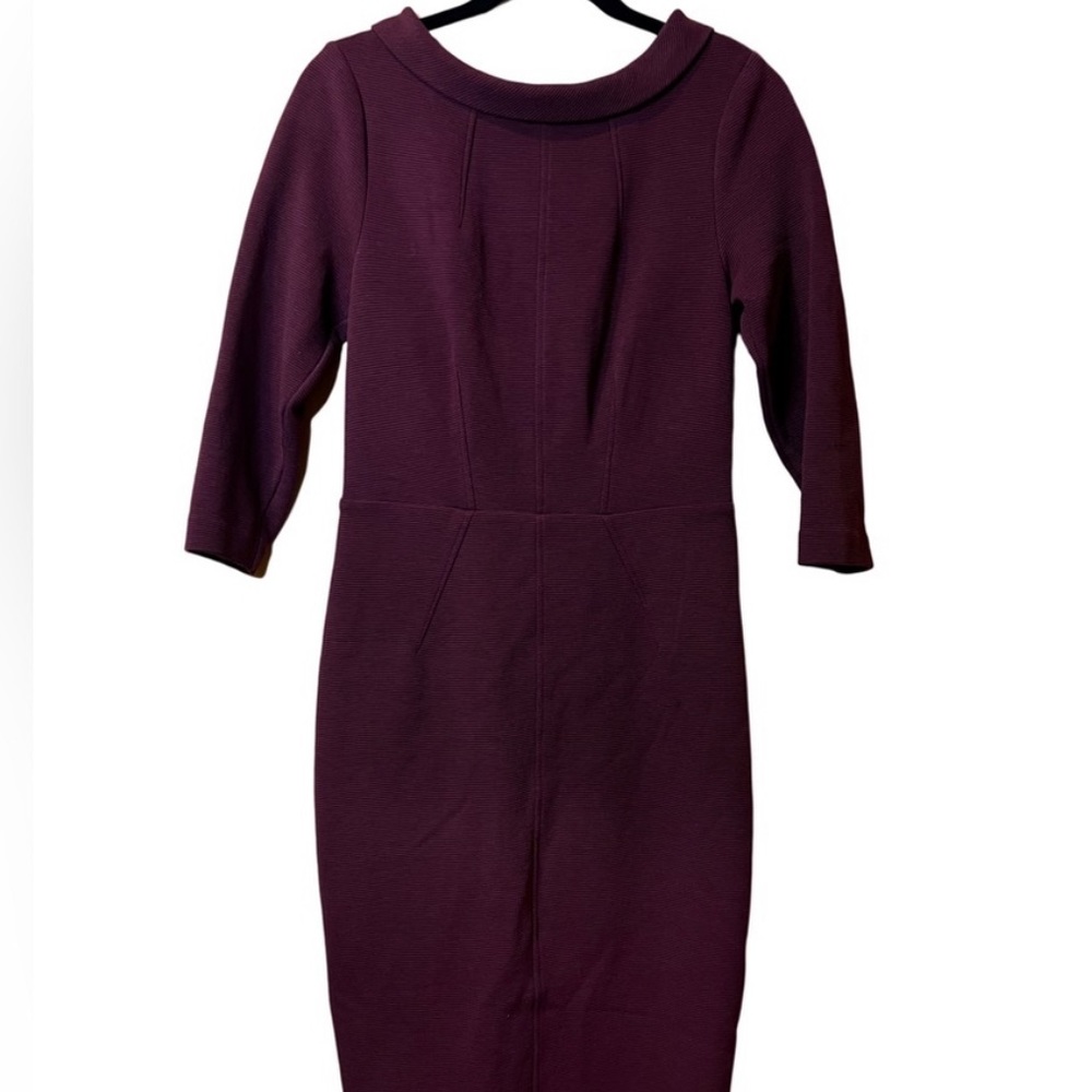Boden Marisa ottoman dress in Burgendy
